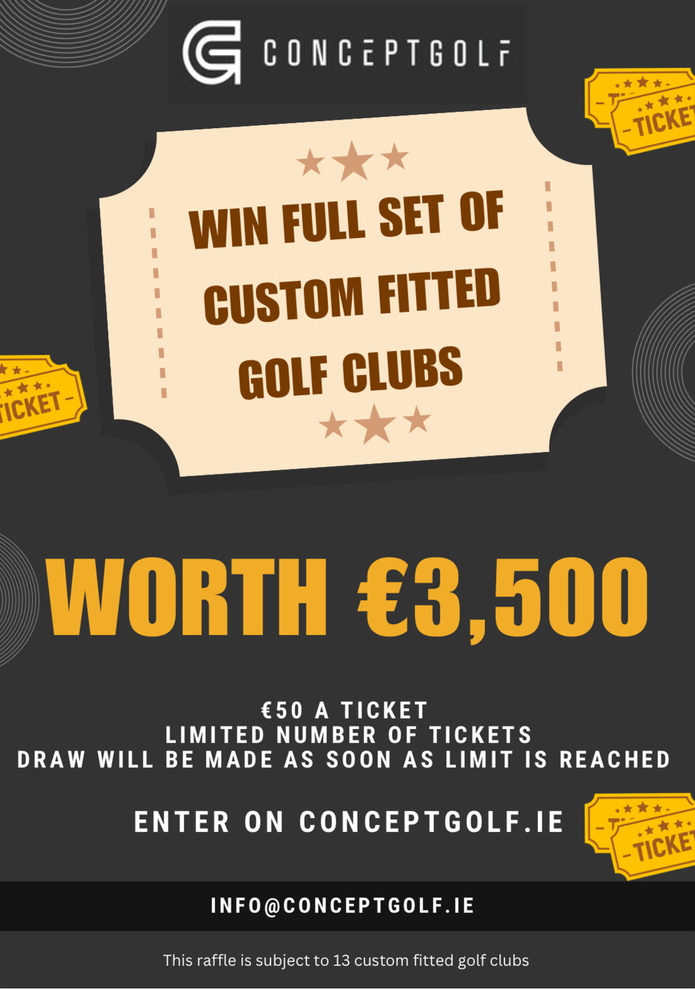 Full Bag Fitting Raffle Ticket