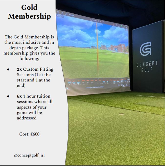 Concept Golf Gold Membership